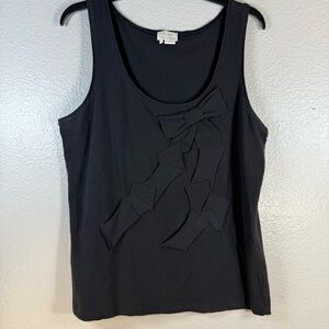 Kate Spade Black Sleeveless Top SZ:XL